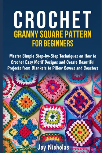 Crochet granny square pattern - crochet,