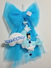 Fiocco nascita coccarda per