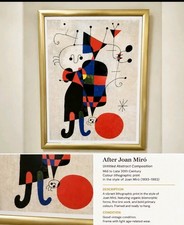 Stampa litografica astratta