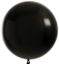 Pallone MONGOLFIERA in LATTICE NERO - maxi GIGANTE 36" - gonfiabile ad elio