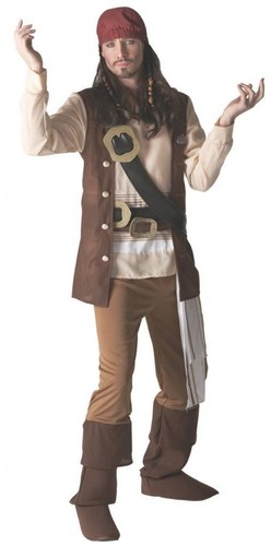 Costume capitano jack sparrow - costume,