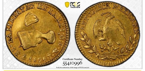 1825 1 escudo messico - 1,