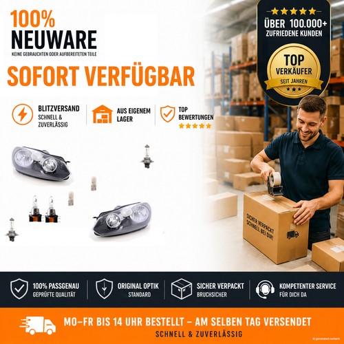 Set fari anteriori dtv per - fari, vw