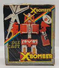 CEPPI RATTI ROBOT X BOMBER DIECAST METAL TAKATOKU VINTAGE 1980 IN BOX