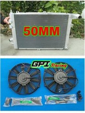 Alluminio Radiatore Per Opel Vauxhall Calibra A Turbo C20LET 4x4 16v 92-97 +fan