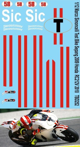 Decals per rc212v - 1/12,