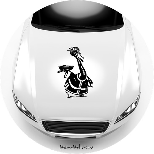 Adesivi auto kung panda - kung,