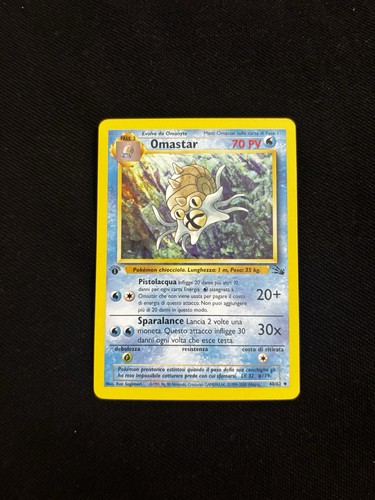 Card pokemon omastar 40 62 - pokemon,