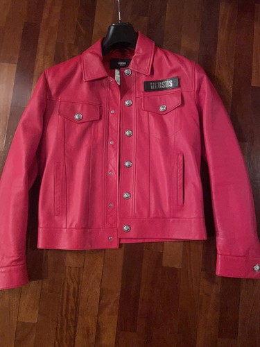 Versace giubbotto pelle - versace,