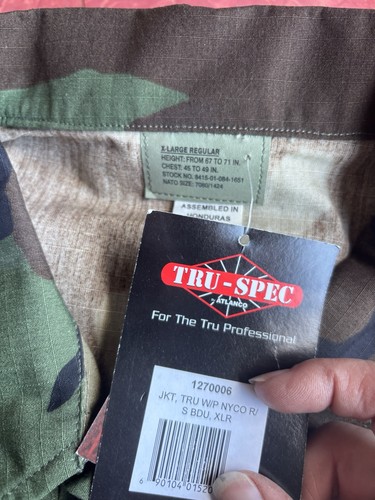 Woodland camouflage bdu top - bdu,
