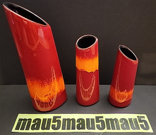 Set vasi conici poole - set, 3