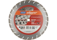 NORTON CLIPPER Disco diamantato standard calcestruzzo turbo Ø 350 mm altezza segmento...