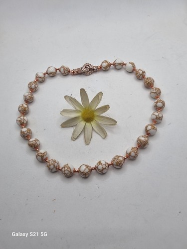 Collana agata bianca - in,