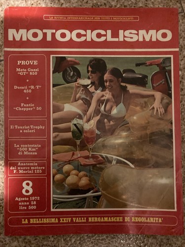Motociclismo 1972 moto - motociclismo, guzzi
