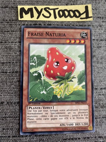 Carte fraise naturia - yu-gi-oh,