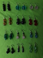  LOT OF 12 PAIRS OF EARRINGS