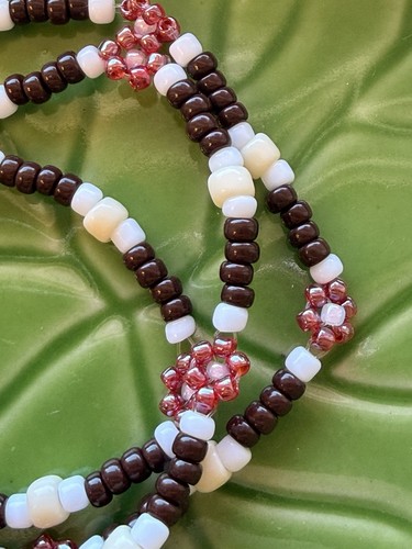 Collana con perline - , floreali