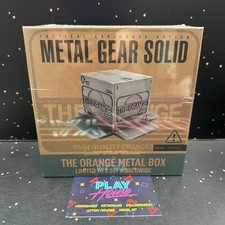 METAL GEAR SOLID THE ORANGE METAL BOX LIMITED EDITION NUOVO FANATTIK SIGILLATO