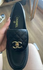 Mocassin noir chanel - , 38