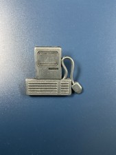 SPILLA BAVERO Apple Macintosh vintage anni 80, metallo, sigillata, NUOVA!, rara