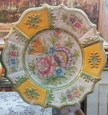 Piatto Decorativo 26 cm Ceramica D'Arte  GIALLETTI DERUTA