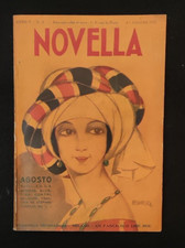 RIVISTA NOVELLA AGOSTO 1923 BORGESE MALAGODI FRACCHIA STEFANI TONELLI