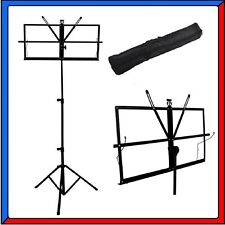 Leggio Musicale Regolabile Supporto Cavalletto Stand Spartiti Libri + Custodia