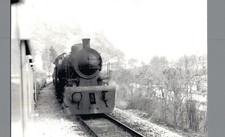 Belluno Quero Vas Treno Vapore  Fotografia x Cartolina cm 10 x 15