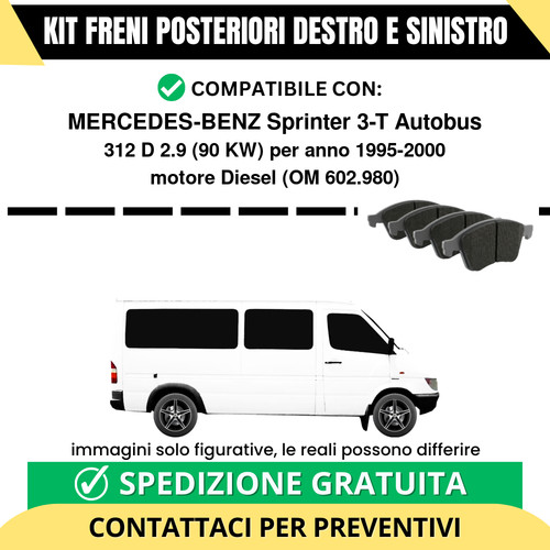 Pastiglie freno posteriori - freno,