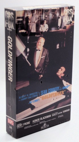 Goldfinger new vhs 1964 - new,