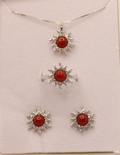 ORECCHINI CIONDOLO ANELLO SOLE