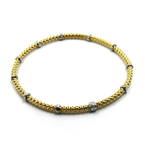 Bracciale elastico oro giallo - bracciale,