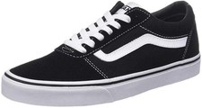 VANS WARD NERO UOMO TAGLIA 41 SCARPE SNEAKERS COND. ECCELLENTI, NO SCATOLA ORIG.