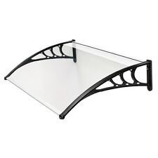 Pensilina Tettoia Esterno Porta Trasparente Modulare Policarbonato Kit Montaggio