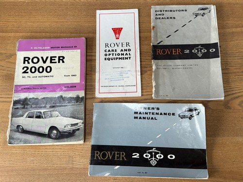 Rover 2000 1963 manuale - rover,