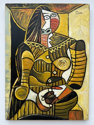 Pablo picasso dipinto olio - picasso,, su