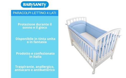 Babysanity paracoipi lettino - babysanity®,