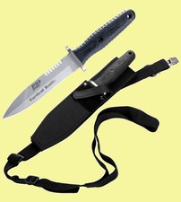 Umarex Walther Tactical coltello da cintura P99 coltello da caccia fisso e custodia 52179