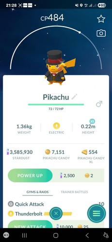 Shiny pikachu monocolo nastro - (monocolo,