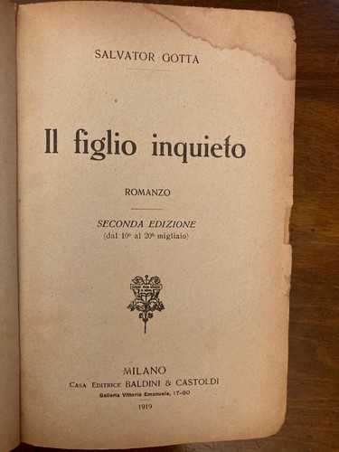 Salvator gotta figlio - gotta., il