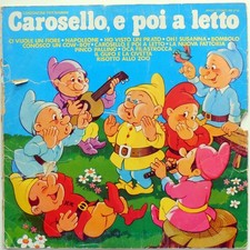 Coro De "I Sanremini"‎–Carosello, E Poi A Letto (Canzoncine Per Bambini) LP 33"