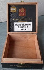 Leon Jimenes Scatola Sigari in Legno Fatta a Mano Repubblica Dominicana