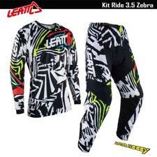 COMPLETO CROSS BAMBINO LEATT RIDE 3.5 JUNIOR ZEBRA