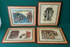 LOTTO 4 QUADRI SACRI IN LEGNO CON IMMAGINI STAMPATE MADE IN HAIFA ISRAELE. EEE10