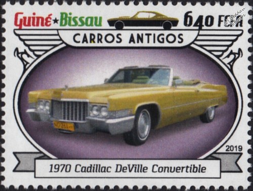 Francobollo automobile cabrio - francobollo,