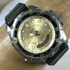 Orologio Casio Uomo AD-520 Multifunzione Gomma Quarzo Analogico Digitale 43mm 7 3/4"