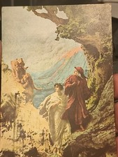 Cartolina  1921 Allegorica viaggiata Napoli Bollo 5 Centesimi