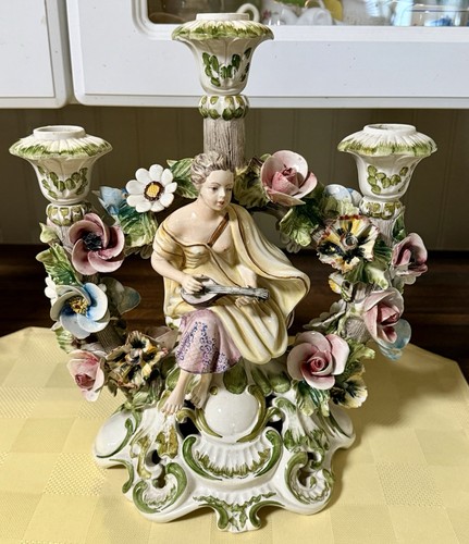 Antico candelabro portacandele