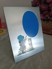 Cornice silver vintage Holly Hobbie o Lovely Doll o Sarah Kay foto ovale metallo