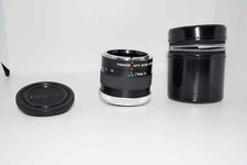 Panagor auto macro converter, tested, Canon FD mount, tappi, bauletto